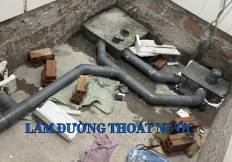 làm đường thoát nước